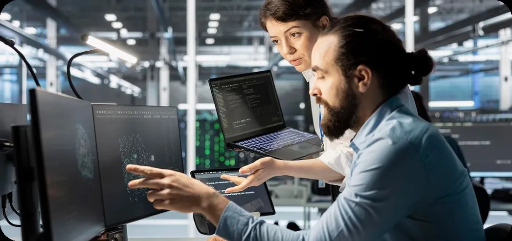 Integrated engineering, data, UX, and DevOps delivery model.